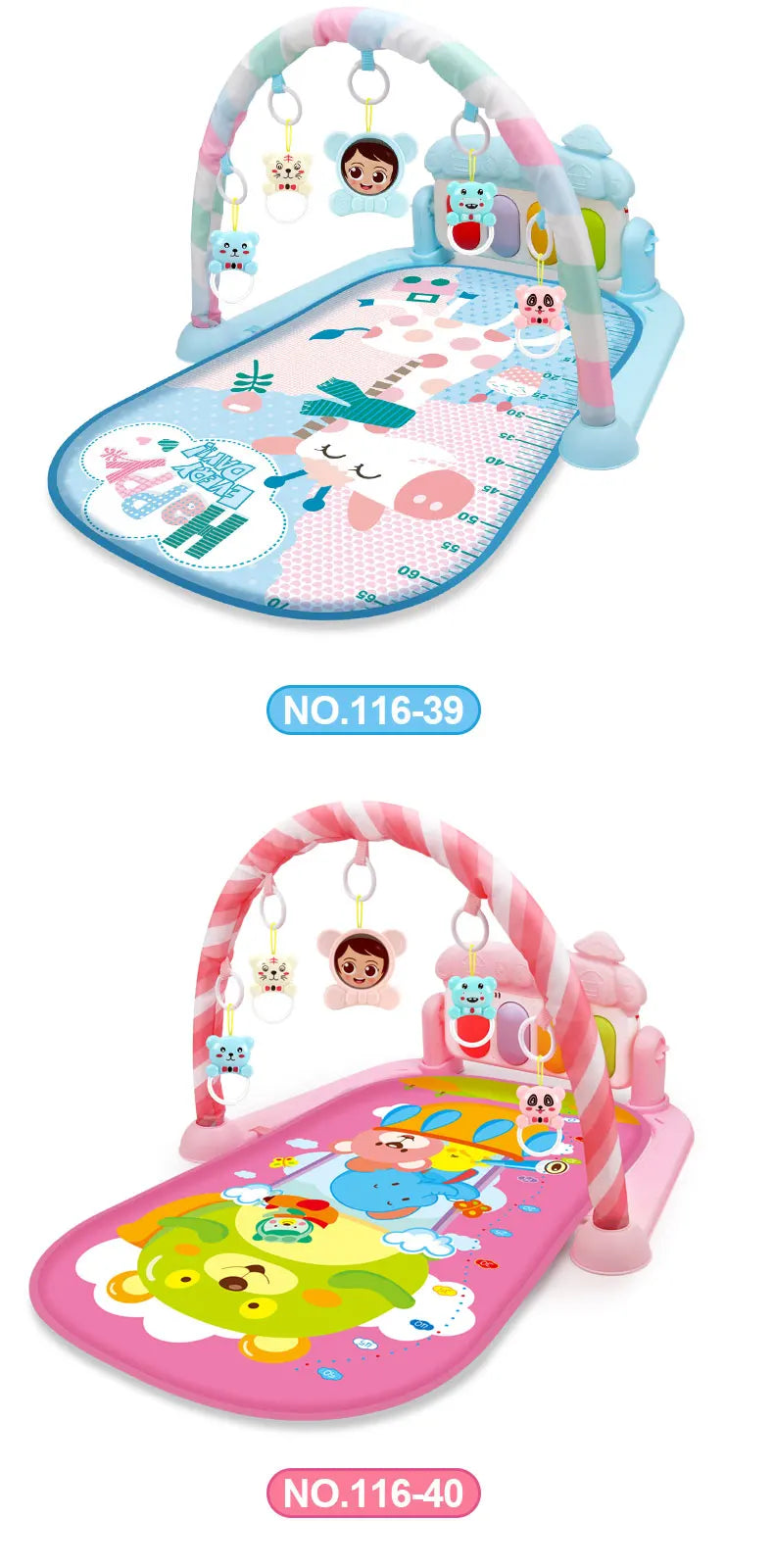 Baby Activity Gym Play Mat – Musical Multifunctional Fitness Frame & Educational Crawling Carpet